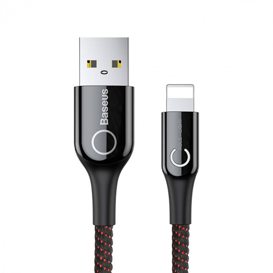 Kabel USB Baseus C-shaped Light Intelligent Lightning