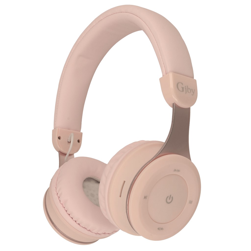 Słuchawki nauszne Bluetooth Gjby CA-025 różowe    
