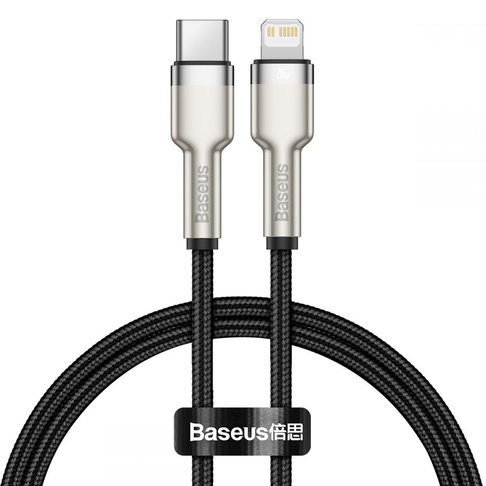 Kabel USB Baseus Cafule Metal 20W 25cm Lightning - Typ-C