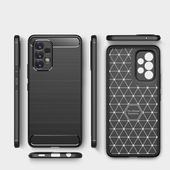 Pokrowiec etui Tech-Protect TPU Carbon czarne SAMSUNG Galaxy A53 5G / 8