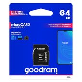 karta pamięci MicroSD 64GB Goodram class 10 do SAMSUNG ZV50