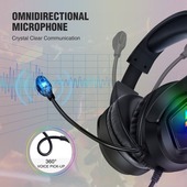 Słuchawki Gamingowe 3D Stereo Sound z Mikrofonem Wintory M1 Czarne     / 4