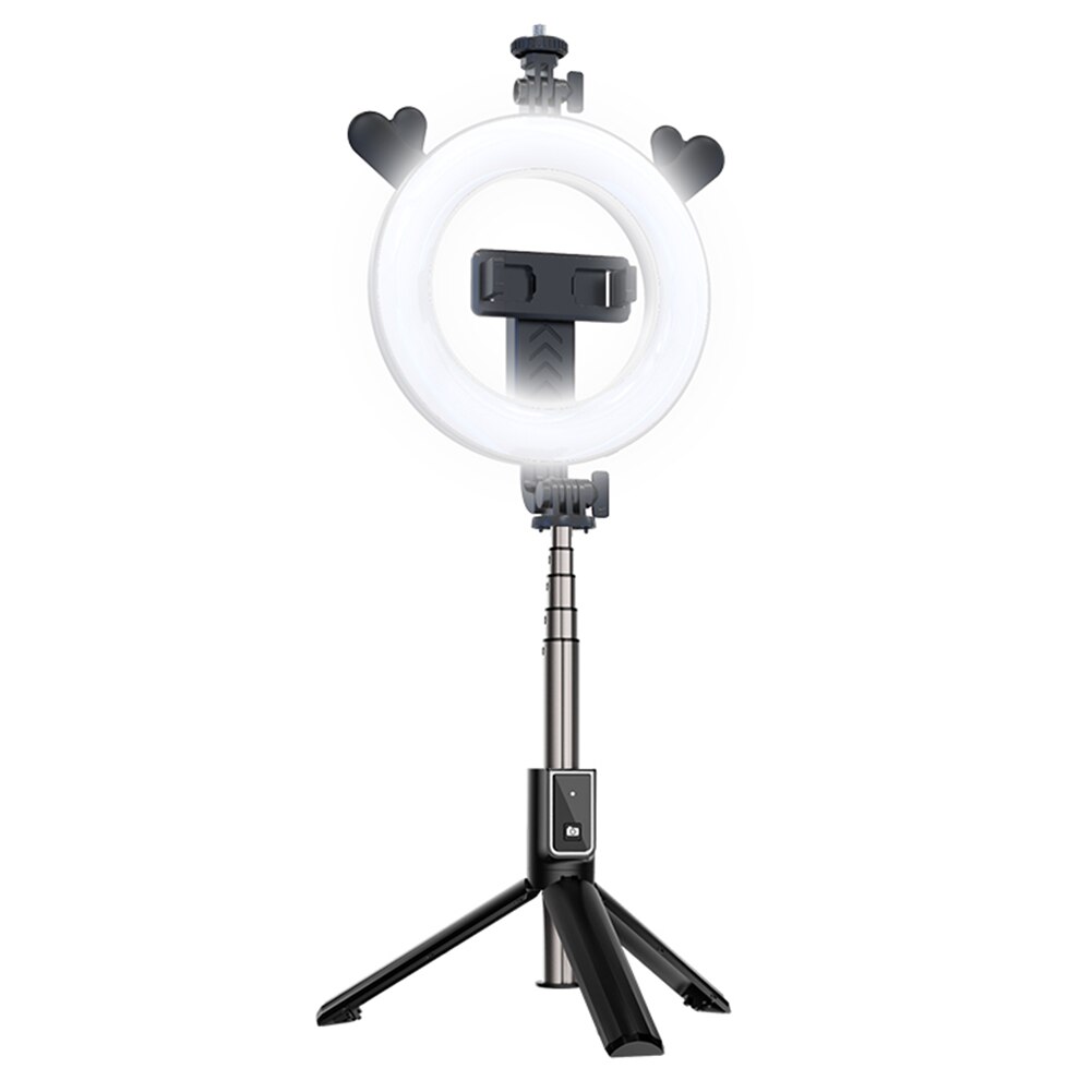 Statyw wysięgnik selfie tripod z lampą pierścieniową P40D-5 czarny    